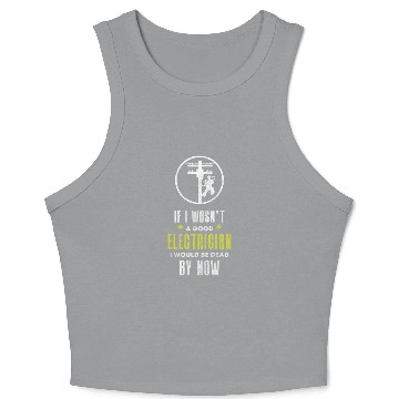 Discover Electronic Engineer Craft Plumbing High Voltage Crop Tank Top