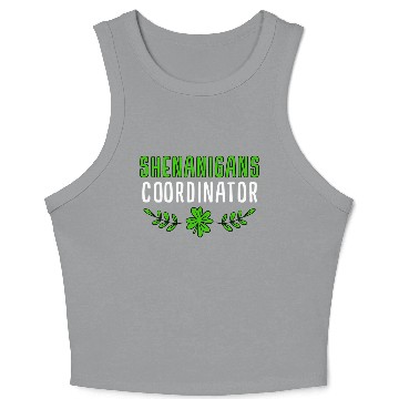 Discover Shenanigans Coordinator Saint Irish Pats St Patric Crop Tank Top
