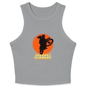 Discover On Any Sunday Crop Tank Top
