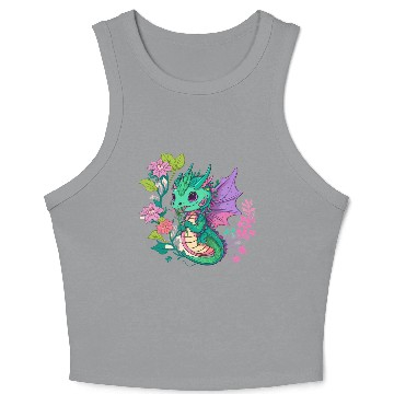 Discover dragon Hello Spring Happiness Time 1 Crop Tank Top