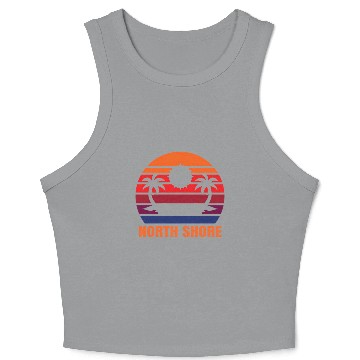 Discover North Shore Vacation Crop Tank Top