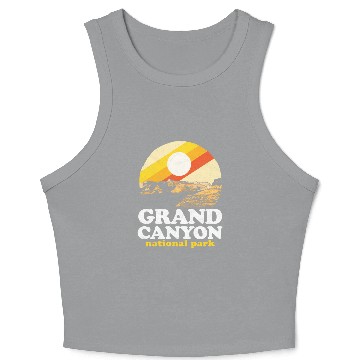 Discover Grand Canyon Eighties Crop Tank Top