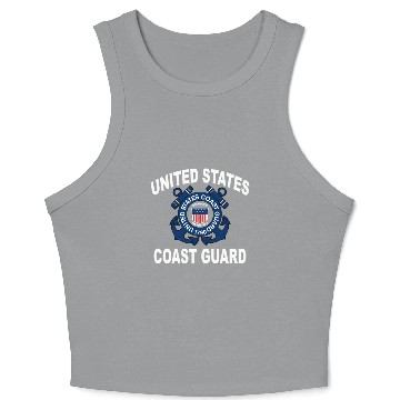Discover Us Coast Guard Uscg Alumni And Crop Tank Top