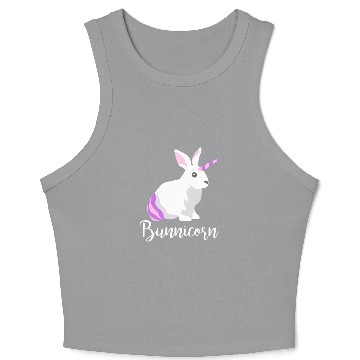 Discover Easter Bunny Bunnicorn Unicorn Easter Sunday Crop Tank Top
