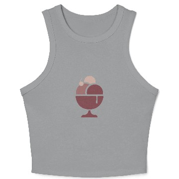 Discover ice cream Crop Tank Top