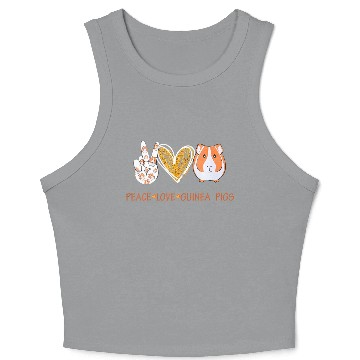 Discover Peace love guinea pigs for Guinea Pigs lover Crop Tank Top