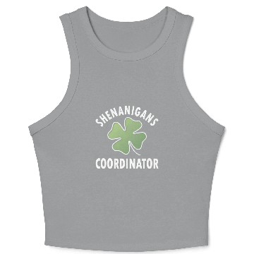 Discover Shenanigans Coordinator Saint Patric Day Crop Tank Top