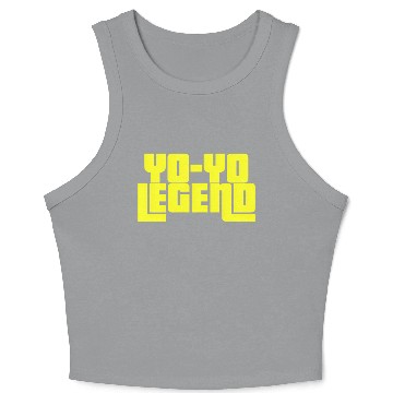 Discover Yoyo Legend Saying Hobby 90S Crop Tank Top