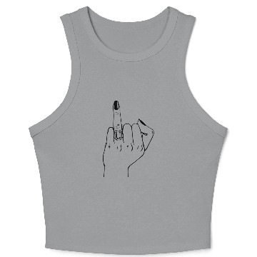Discover Finger Diamond Ring Wedding Honeymoon Crop Tank Top