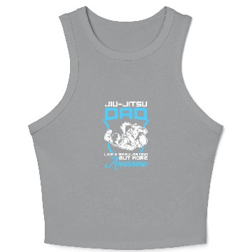 Discover Jiu-Jitsu Dad Athletic Rollinggrapplingmixed marti Crop Tank Top