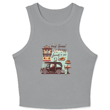 Discover Pastries and bakery: a delicious combination Crop Tank Top