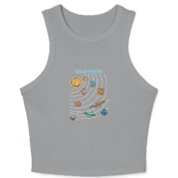 Discover Our Solar System Science Education Crop Tank Top