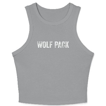Discover Wolf Packleader Of The Packwolf Bad Werewolf Crop Tank Top