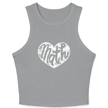 Discover Math Heart Math Teacher He Crop Tank Top