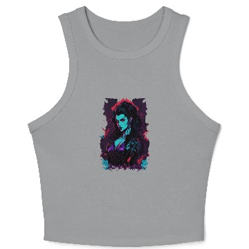 Discover Vampire Girl Crop Tank Top