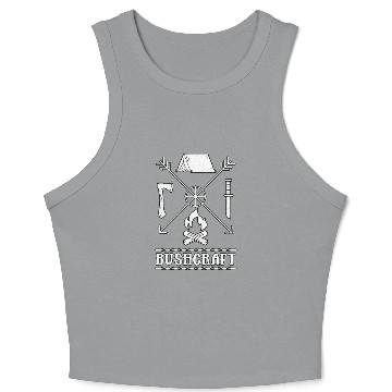 Discover Nature Bushcraft Outdoor Wilderness Crop Tank Top