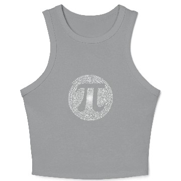 Discover Pi 3 14 Pi Number Symbol Math Science Crop Tank Top