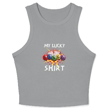 Discover My Lucky Bingo Lucky Player Crop Tank Top