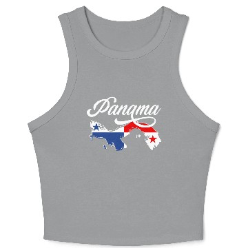 Discover Panama Panamanian Crop Tank Top
