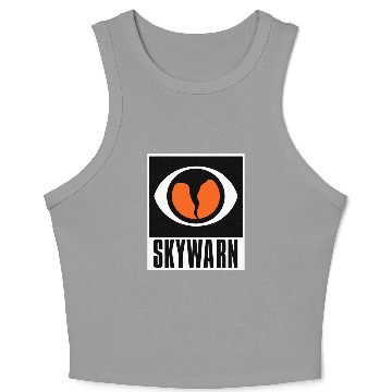Discover ywarn Storm Spotter Logo Crop Tank Top