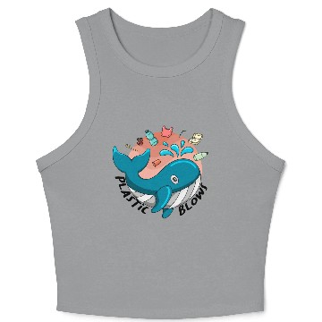 Discover Save The Planet Crop Tank Top