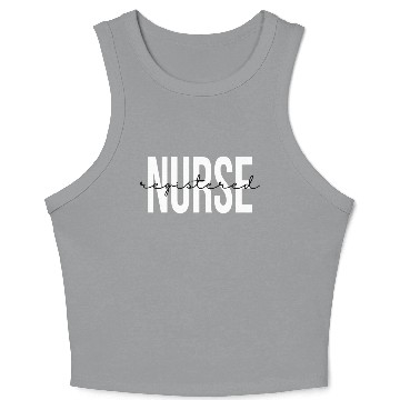 Discover Registered Nurse Rn Emergency Room Nurse Crop Tank Top