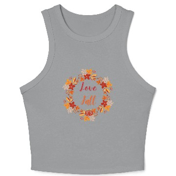 Discover Hello Fall Sweet Autumn Crop Tank Top