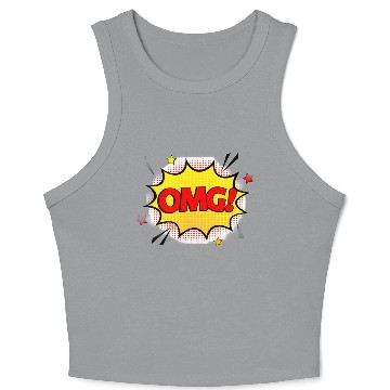 Discover OMG design Crop Tank Top