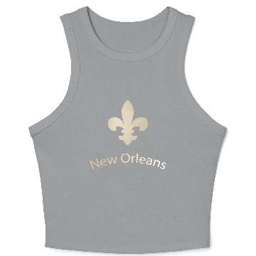 Discover New Orleans Merchandise Crop Tank Top