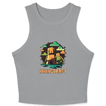 Discover Square People Nature Hiking Crop Tank Top
