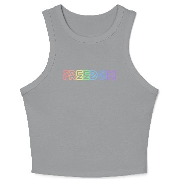 Discover Freedom Crop Tank Top