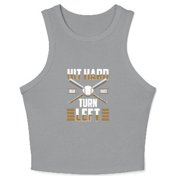 Discover Baseball Catcher Team Coach Crop Tank Top