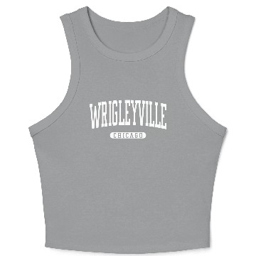 Discover Wrigleyville Chicago Crop Tank Top