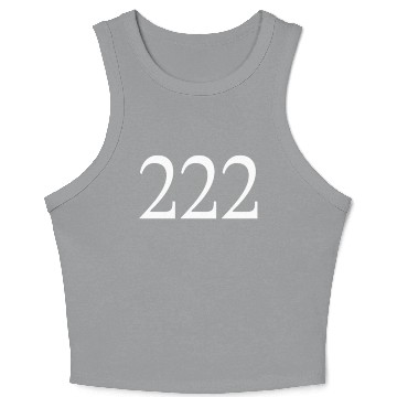 Discover Angel Number 222 Right Place Right Time Crop Tank Top
