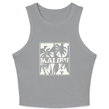 Discover Malibu Us Resorts Designs Crop Tank Top