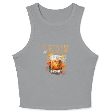 Discover Blutgruppe Bourbon Cocktail for Bartender Crop Tank Top