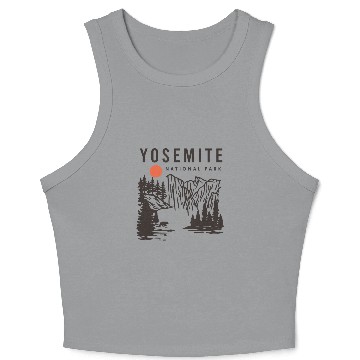 Discover Yosemite National Park Crop Tank Top