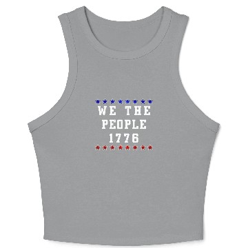 Discover We the people 1776 Independence Day Party USA Crop Tank Top