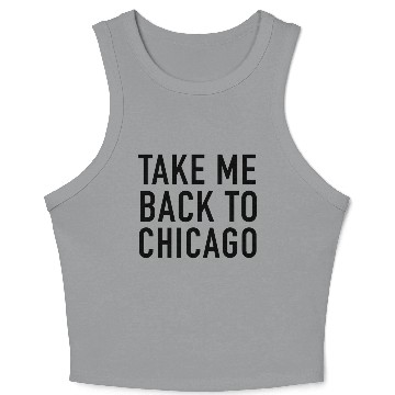 Discover Take Me Back To Chicago Crop Tank Top