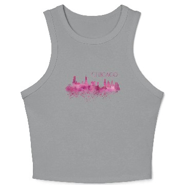 Discover Chicago yline Crop Tank Top