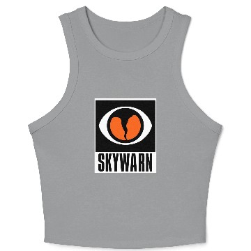 Discover ywarn Storm Spotter Crop Tank Top