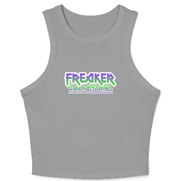 Discover Freaker. Metal Design. Crop Tank Top