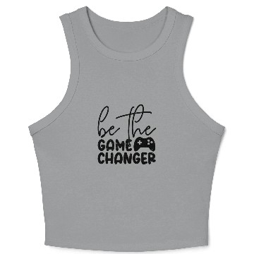 Discover Be The Game Changer Crop Tank Top