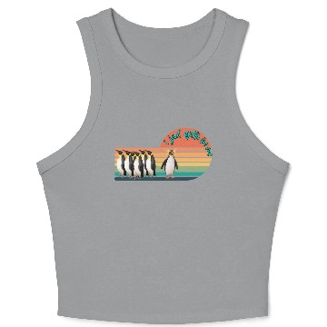 Discover I Just Really Gotta Be Me Penguin Crop Tank Top