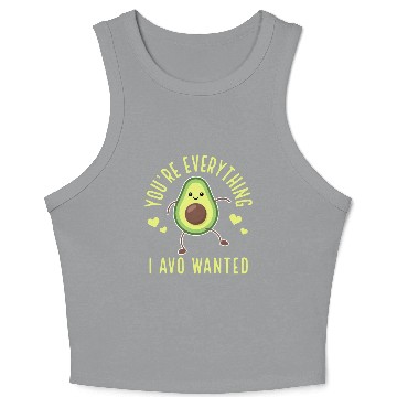 Discover Avocado Lover Cute Gift Crop Tank Top