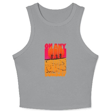 Discover On Any Sunday Crop Tank Top