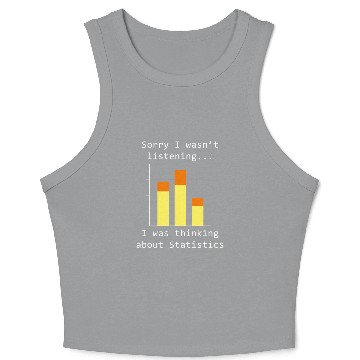 Discover Thinking About Statistics Data Science Crop Tank Top