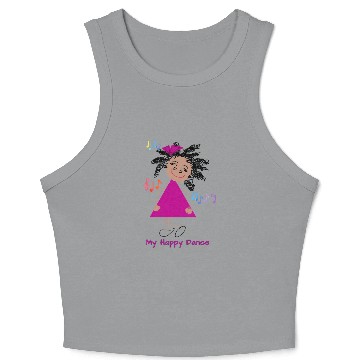 Discover Happy Dance For Juneteenth Crop Tank Top