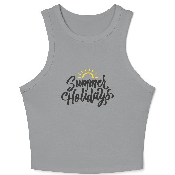 Discover Summer Holidays Crop Tank Top