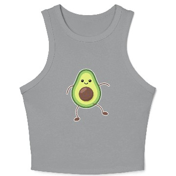 Discover Cute Avocado Lover Gift Crop Tank Top
